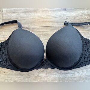 Victorias Secret Black 36DDD push up underwire bra Body by Victoria 26088126